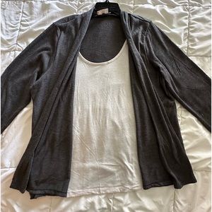 2X- Woman’s Double Blouse/Combined Blouse with Cover Jacket